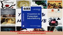 Download  Perspektiven der Potentialbeurteilung Wirtschaftspsychologie PDF Online
