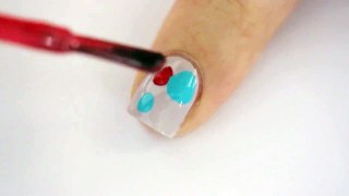 Water Marble Nails (without water!)