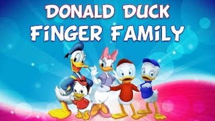 Donald Duck Finger Family | Finger Family Donald Duck Nursery Rhyme | Finger Family Nurser