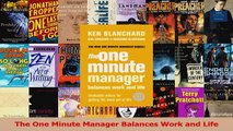 The One Minute Manager Balances Work and Life PDF