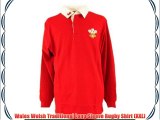 Wales Welsh Traditional Long Sleeve Rugby Shirt (XXL)
