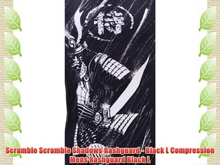 Scramble Scramble Shadows Rashguard - Black L Compression Mens Rashguard Black L