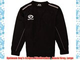 Optimum Boy's Eclipse Windbreaker - Black/Grey Large