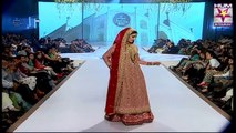Ayeza Khan walked on the ramp at Bridal couture week 2014