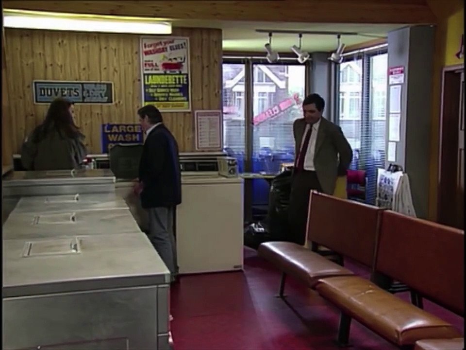 Mr. Bean Arriving at the Launderette