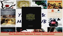 Read  Siddur Bayit The Believers Hebrew Prayer Companion The Believers Hebrew Prayer Companion EBooks Online