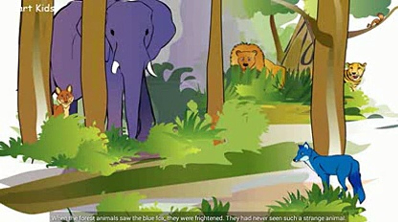 The Blue Fox - Cartoon for kids - Fairy Tale - Story for Children - Stories for Kids - YouTube