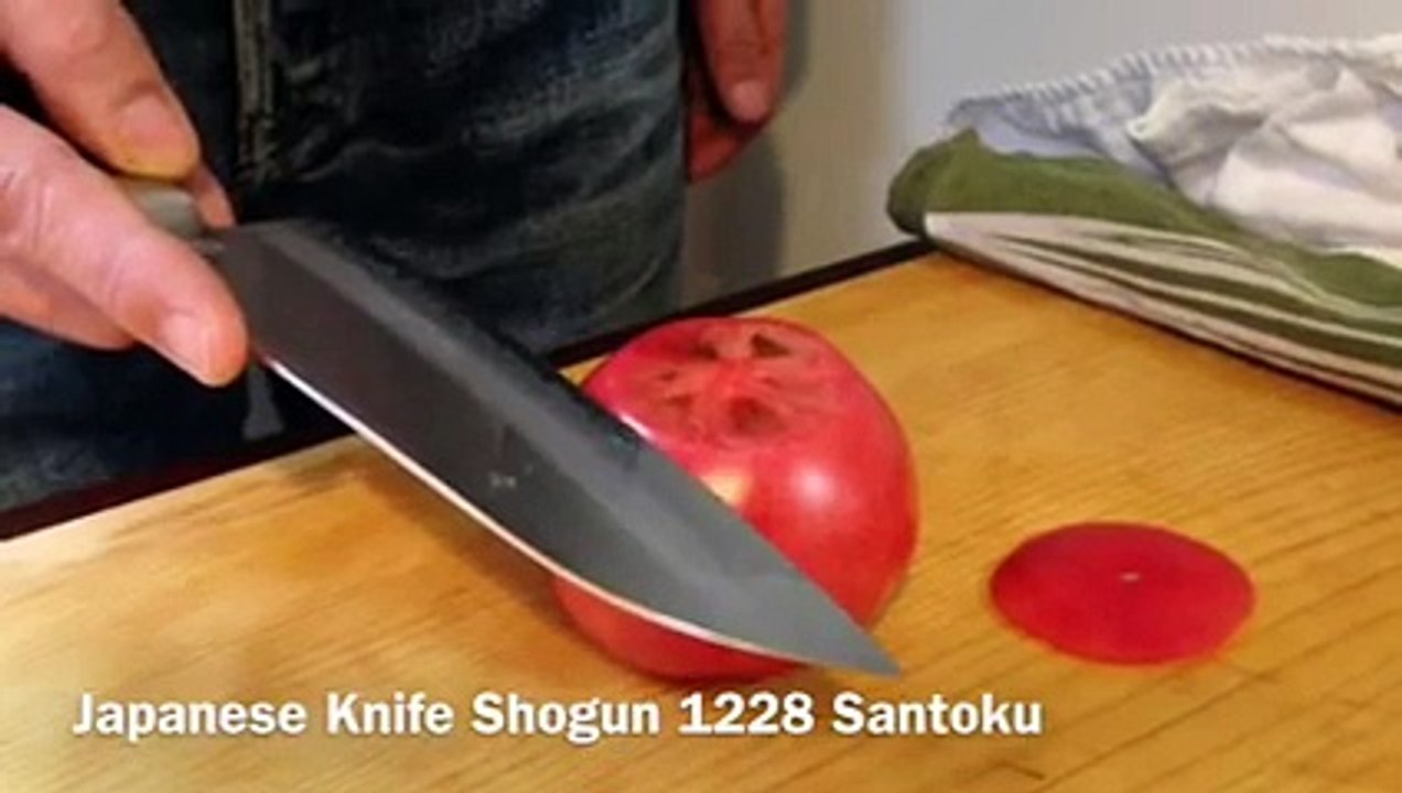 Japon Yapımı Mutfak Bıçağının Domatesle İmtihanı