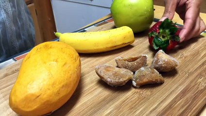 Indian Custard Fruit Salad Video Recipe - Chilled Summer Fruit Custard