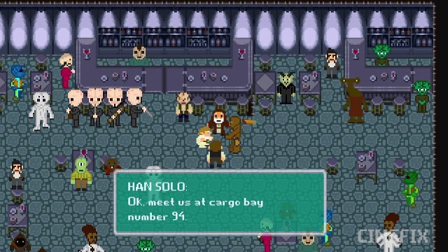 Trilogie Star Wars version jeu vidéo 8 Bit