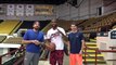 NBA and NFL Players fights for best Trick Shots in a Gym! Aaron Rodgers and Chris Paul