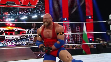 Ryback vs. Rusev׃ Raw, December 7, 2015