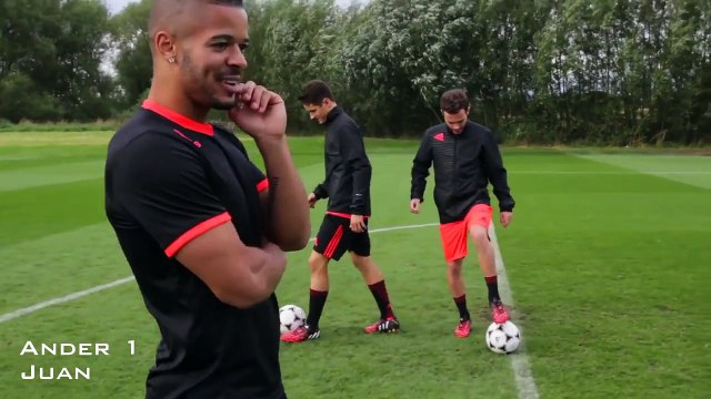 Juan Mata vs Ander Herrera: Intense Crossbar Challenge
