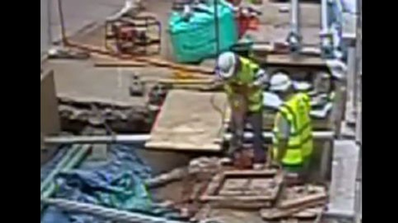 Percer un câble électrique de 11 000 volts