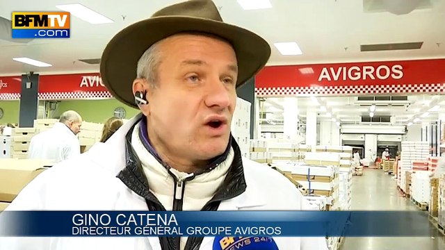 Le marché de Rungis en pleine effervescence à la veille de Noël