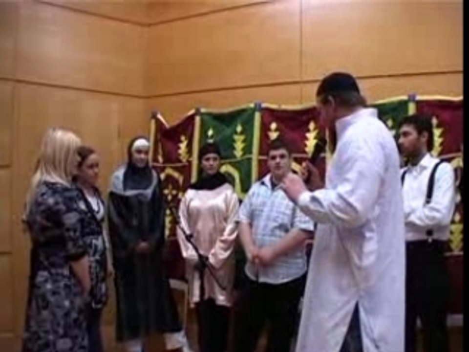 Six Allemands converties à l'Islam