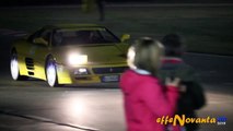 FERRARI 348 TB ON THE TRACK Powerslides and fast laps 2015 HQ