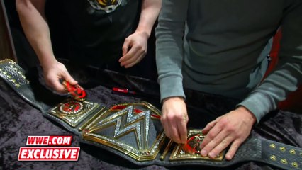 Sheamus' sideplates are installed on the WWE World Heavyweight Championship׃ Nov. 30, 2015
