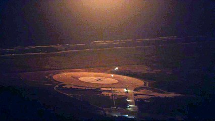 Falcon 9 First Stage Landing | From Helicopter