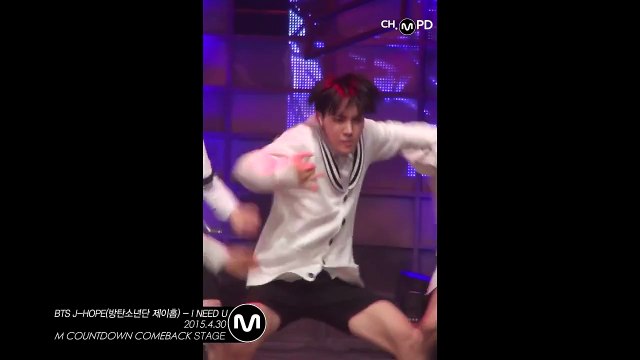 [MPD직캠] 방탄소년단 제이홉 직캠 I NEED U BTS J HOPE Fancam Mnet MCOUNTDOWN 150430