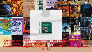 Download  African American Preaching The Contribution of Dr Gardner C Taylor Martin Luther King PDF Online