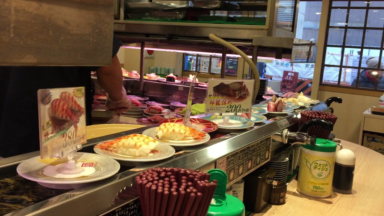 Endless sushi supply
