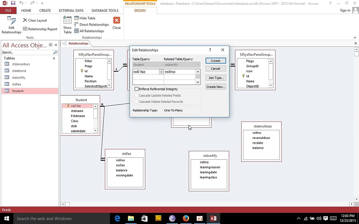Access database querry and relationship #4
