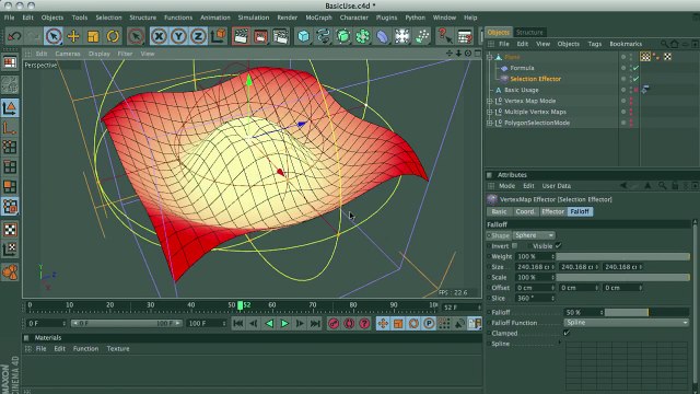 Cinema 4D: Sneek Peak at the Selection Effector