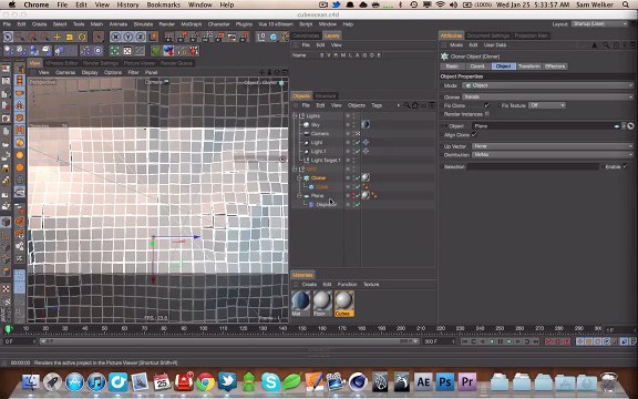 Cinema 4D Tutorial - Mograph Cube Ocean