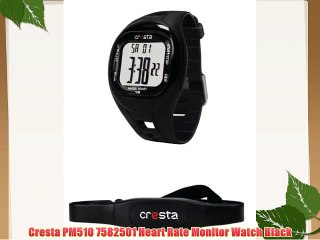 Cresta PM510 7582501 Heart Rate Monitor Watch Black