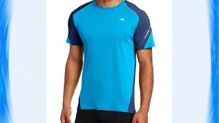 New Balance Men's Icefil Short Sleeve (MRT2320) - Insignia Blue Small