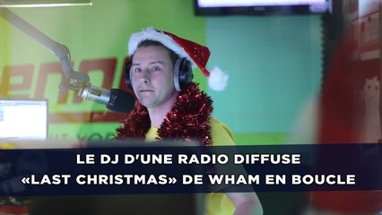 Le DJ d'une radio se barricade et diffuse «Last Christmas» de Wham en boucle