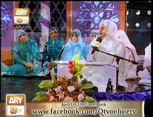 Hamd by Hooria Faheem in Live Qtv Mehfil e Shab e Mairaj