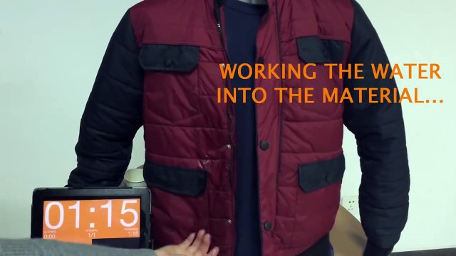 Le blouson auto-séchant de Marty McFly existe vraiment !