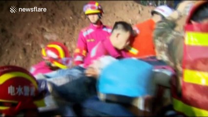 Survivor rescued 67 hours after being buried by Shenzhen landslide