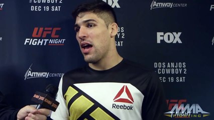 UFC on FOX 17: Vicente Luque Says Theres No Way Foe Could Escape His Choke