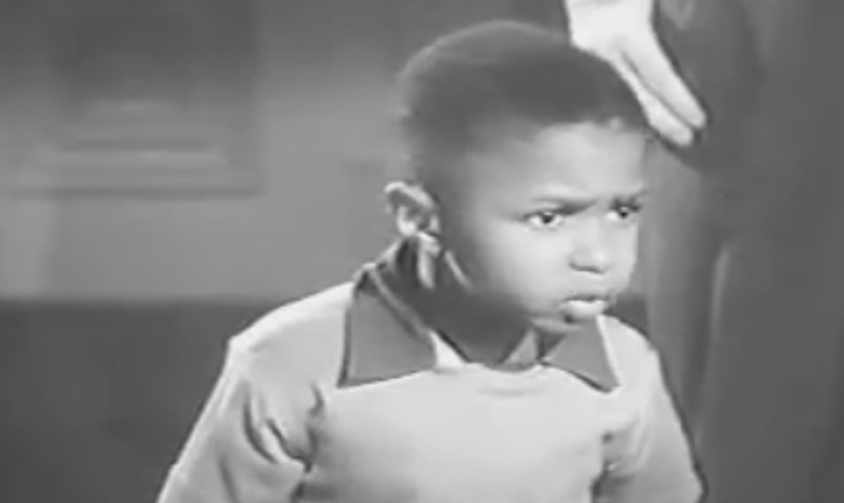 Six Year Old Frank Sugar Chile Robinson plays boogie woogie piano with Count Basie