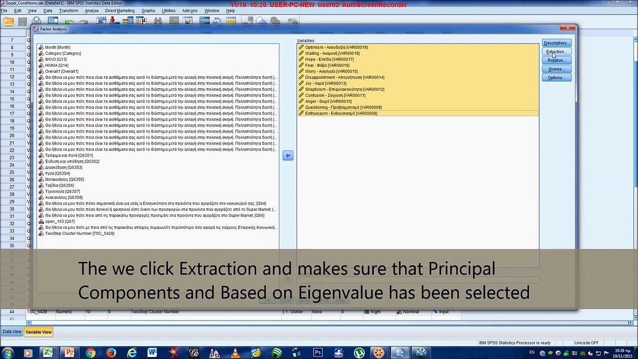 SPSS Factor Analysis Tutorial