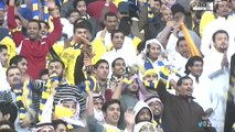 افراح النصر بالفوز على الهلال بعد الصافره ( 2014 - 2015 ) لقطات كامله