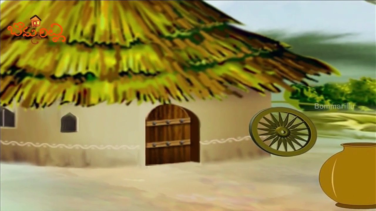 Thirsty Crow Story in Telugu | Telugu Moral stories for Kids | Telugu Animated Short Stori