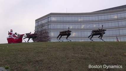 Joyeux Noël avec Boston Dynamics