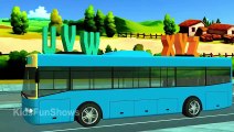 abc alphabet songs for children | abcd bus and truck songs in 3d for kids | children nurse