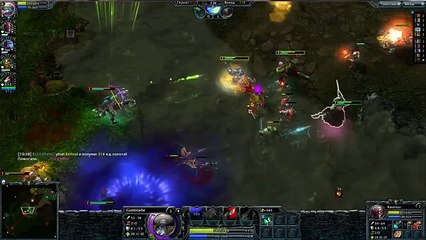 Heroes of Newerth отлетел по пилотке bounced on his cap