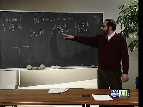 Corso Propedeutico di Matematica - Lez 19 - Sistemi di 2° grado e di grado superiore