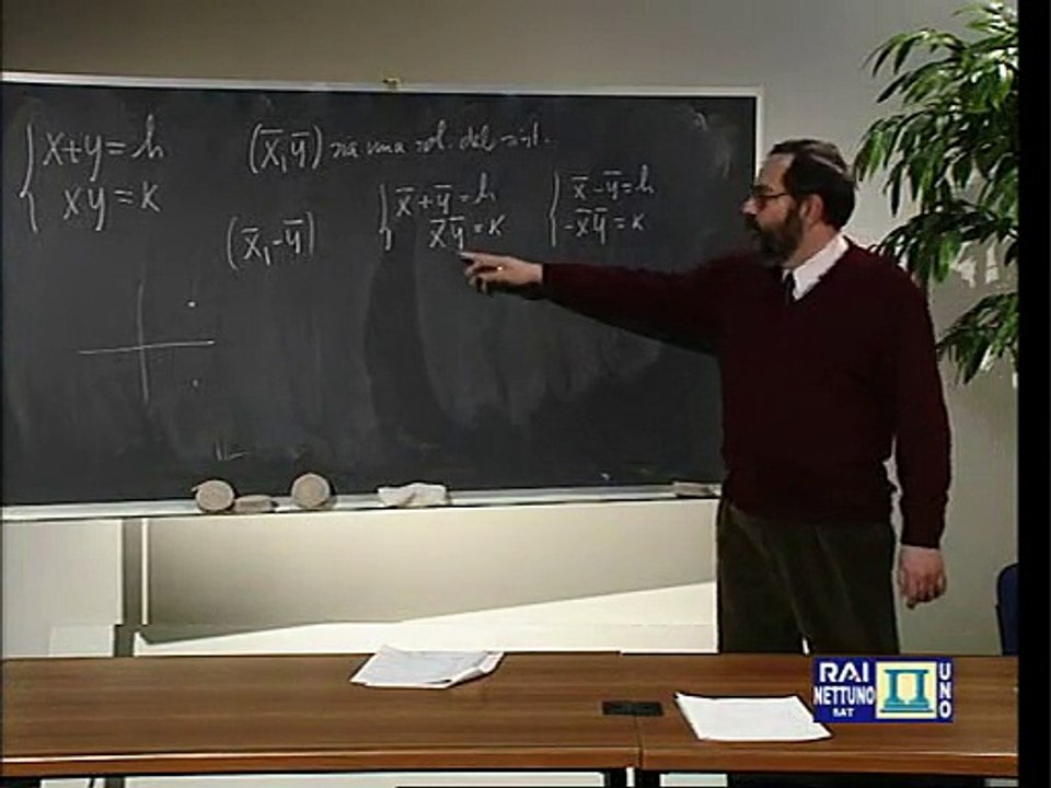 Corso Propedeutico di Matematica - Lez 19 - Sistemi di 2° grado e di grado superiore
