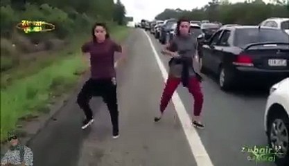 Fantastic Dance on Road