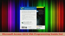 Microsoft Access 2010 VBA Programming Inside Out PDF
