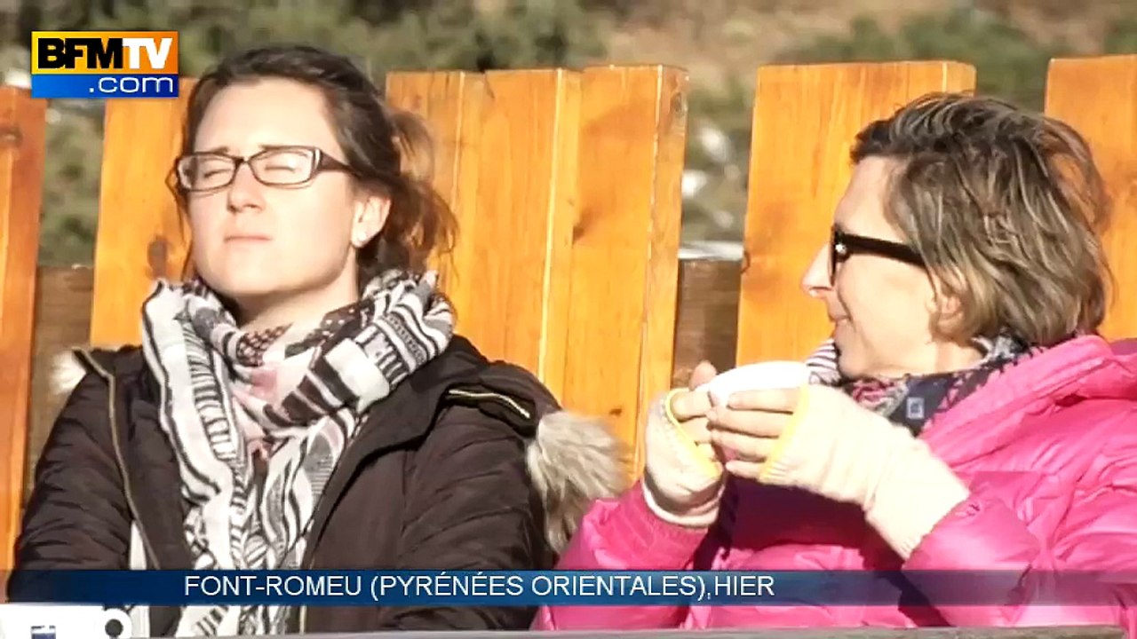 Dans les Pyrénées à Font-Romeu, il est possible de skier