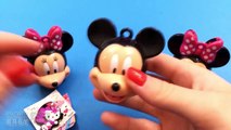 Disney Opening Minnie Mouse Surprise Eggs with Hello Kitty and Peppa Pig Surprise Toys