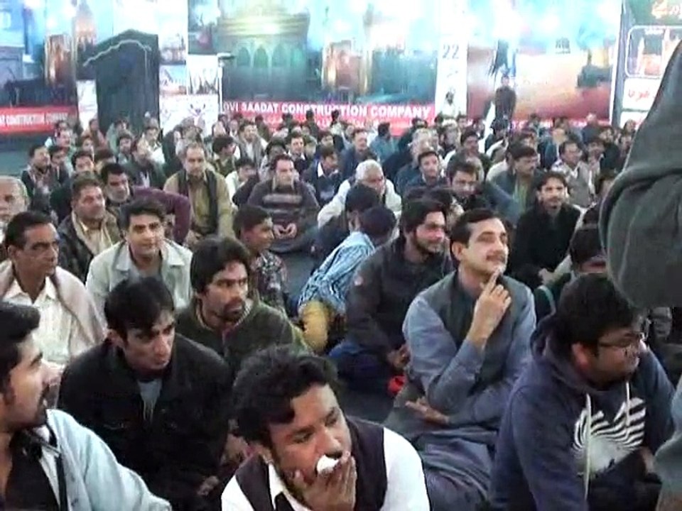Zakir Riaz Hussain Ratowal  A 22 Safar 2015 Lahore Bani Majlis Syed Mahmood Naqvi Karachi